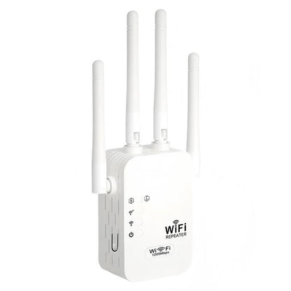 Wifi Extender 2025, 1200Mbps Dual Band (5Ghz/2.4Ghz) Signal Booster, Covers 10,000 Sq. Ft & 50 Devices, Repeater with Ethernet Port for Home, Gifts