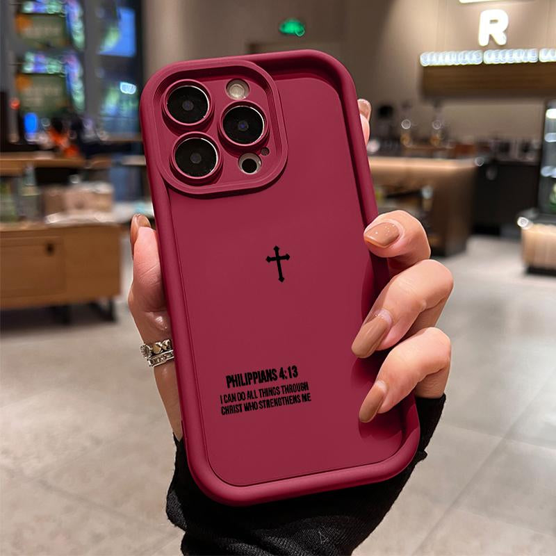 Phone Case for Iphone 17 Pro Max 15 plus 16E 14 13 12 11 XS XR Air Faithful Tech Advanced Fashion Gift Full Body Protection Shockproof Soft Silicone Cover