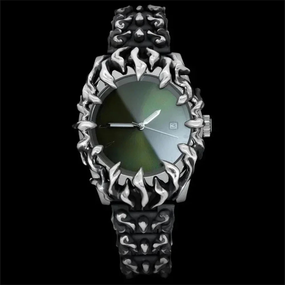 Fashion Heterosexual Claw Watch Alabaster Style Retro Y2K European American Watches Special Shaped Advanced Ins Niche Watches