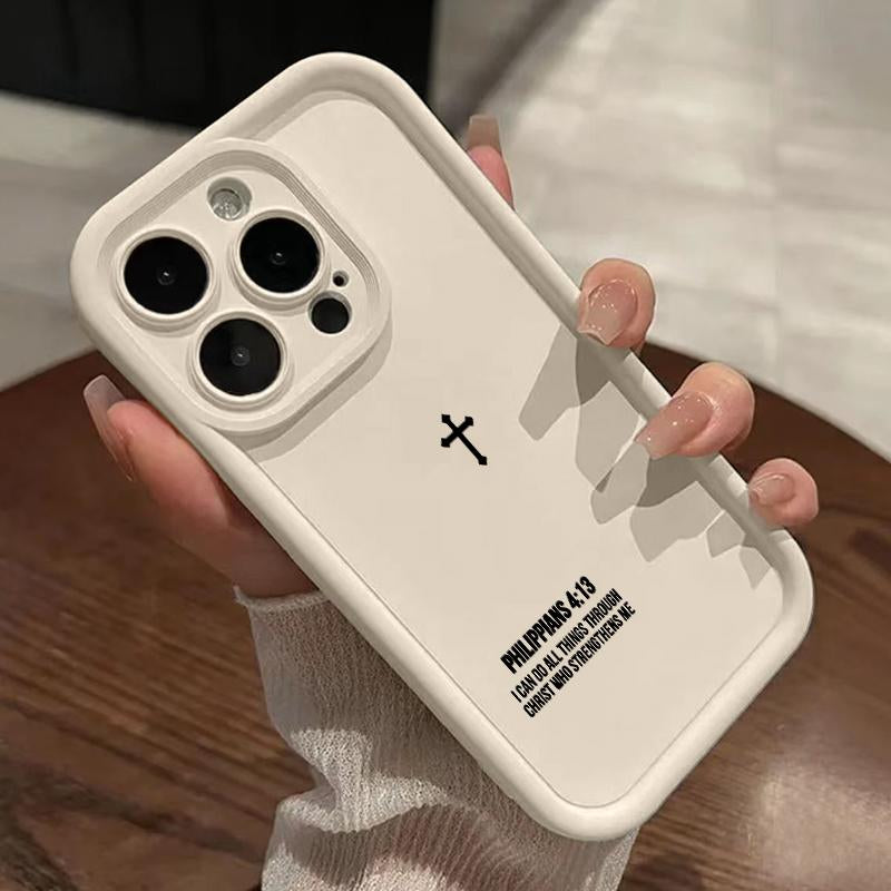 Phone Case for Iphone 17 Pro Max 15 plus 16E 14 13 12 11 XS XR Air Faithful Tech Advanced Fashion Gift Full Body Protection Shockproof Soft Silicone Cover
