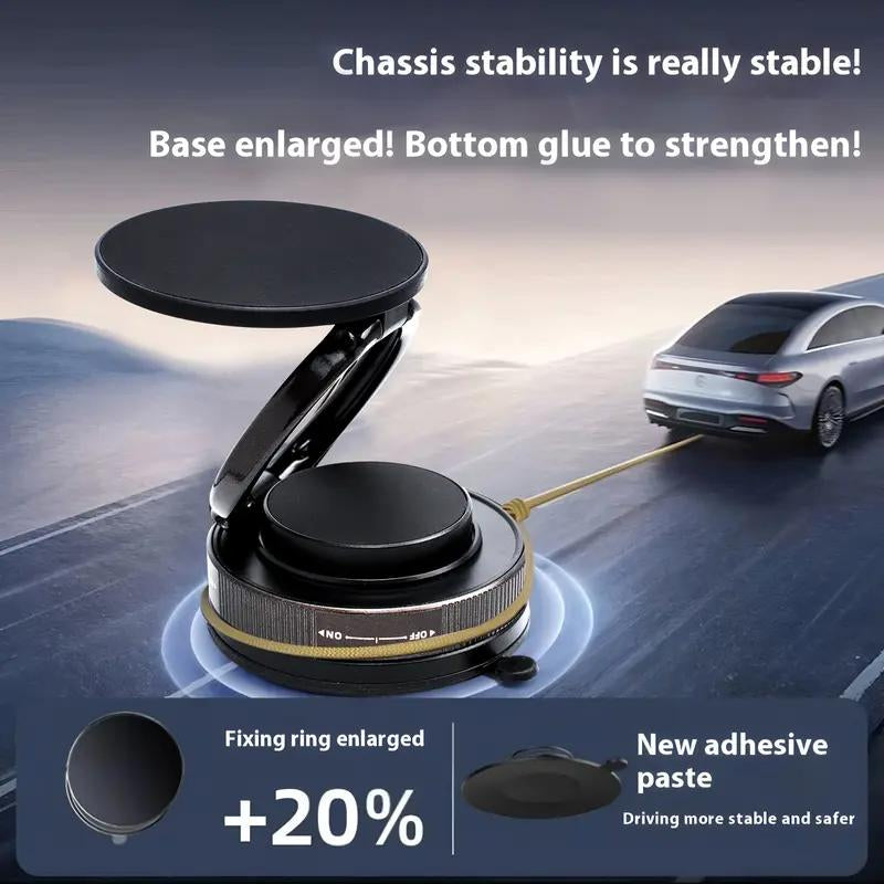 360° Rotatable Magnetic Phone Holder-Strong Suction Mount for Magsafe, Ideal Forcar/Mirror/Gym/Shower/Or Smooth Surface,Compatible with All Smartphones