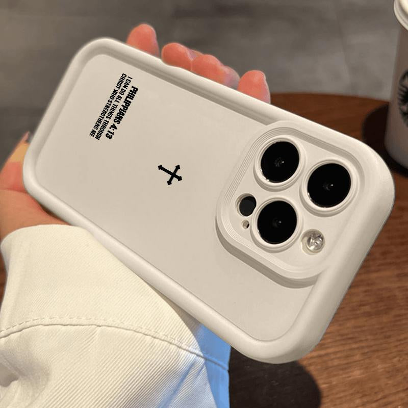 Phone Case for Iphone 17 Pro Max 15 plus 16E 14 13 12 11 XS XR Air Faithful Tech Advanced Fashion Gift Full Body Protection Shockproof Soft Silicone Cover