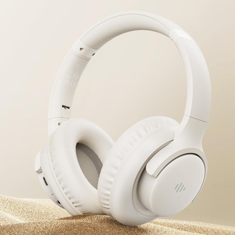Wireless Bluetooth Headphones, Over-Ear, Deep Bass Hi-Fi Stereo, 65H Playtime, Foldable & Lightweight, with Mic for Ios/Android/Pc, Perfect for Home, Office, Travel & Gift #Flash Deals Wirelessheadphone Traveling Gadgets Wireless Headphones Audio