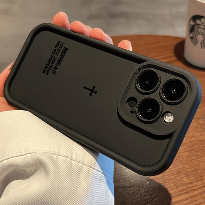 Phone Case for Iphone 17 Pro Max 15 plus 16E 14 13 12 11 XS XR Air Faithful Tech Advanced Fashion Gift Full Body Protection Shockproof Soft Silicone Cover