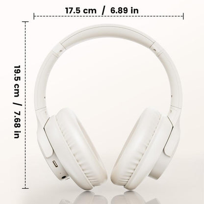 Wireless Bluetooth Headphones, Over-Ear, Deep Bass Hi-Fi Stereo, 65H Playtime, Foldable & Lightweight, with Mic for Ios/Android/Pc, Perfect for Home, Office, Travel & Gift #Flash Deals Wirelessheadphone Traveling Gadgets Wireless Headphones Audio