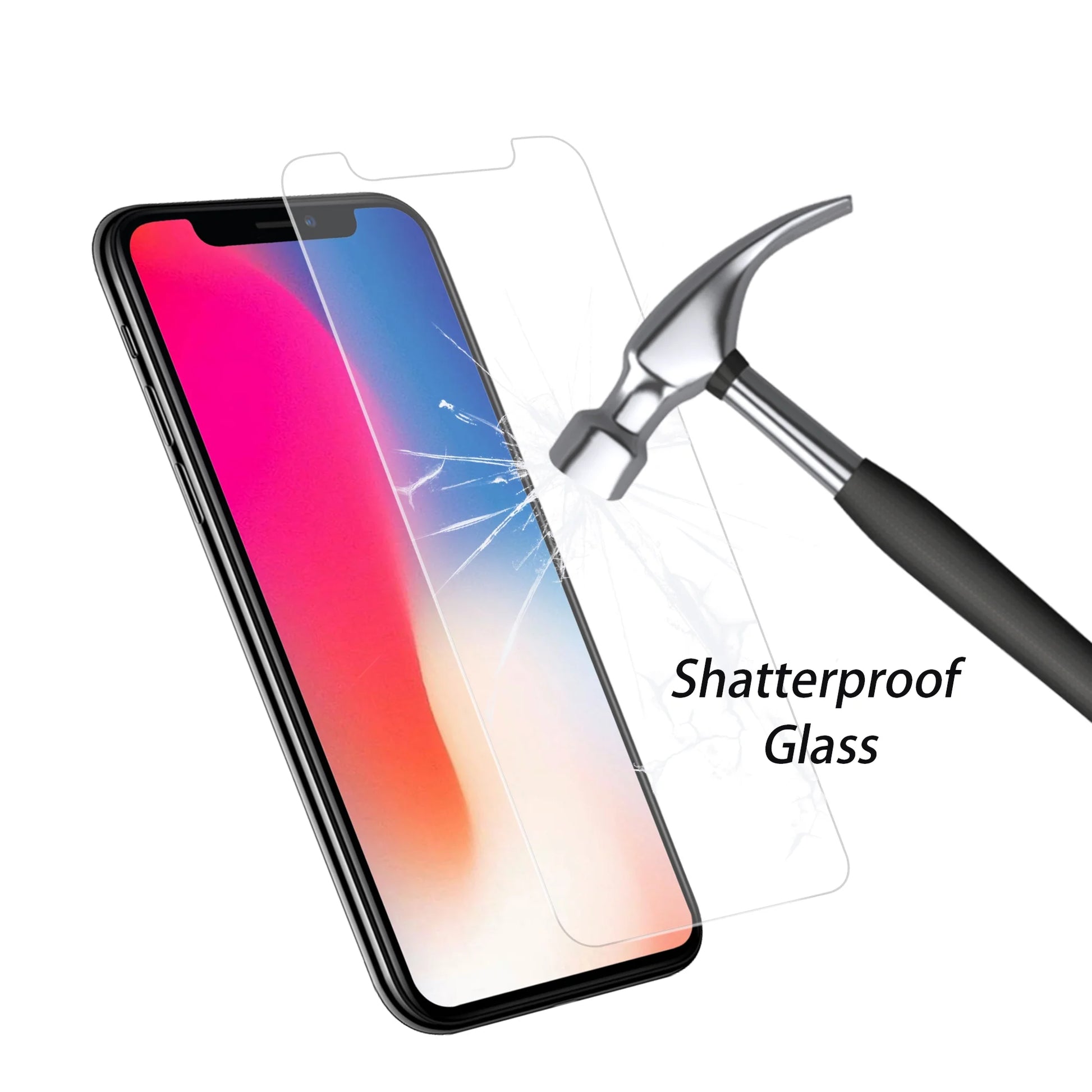 Iphone X Screen Protector, 9H Hardness Tempered Glass Screen Protector for Iphone X