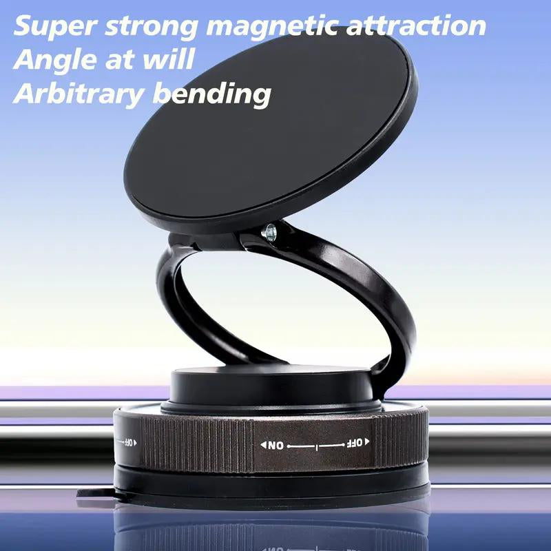 360° Rotatable Magnetic Phone Holder-Strong Suction Mount for Magsafe, Ideal Forcar/Mirror/Gym/Shower/Or Smooth Surface,Compatible with All Smartphones